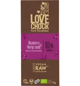 Lovechock Blueberry hempseed bio (70 gr)