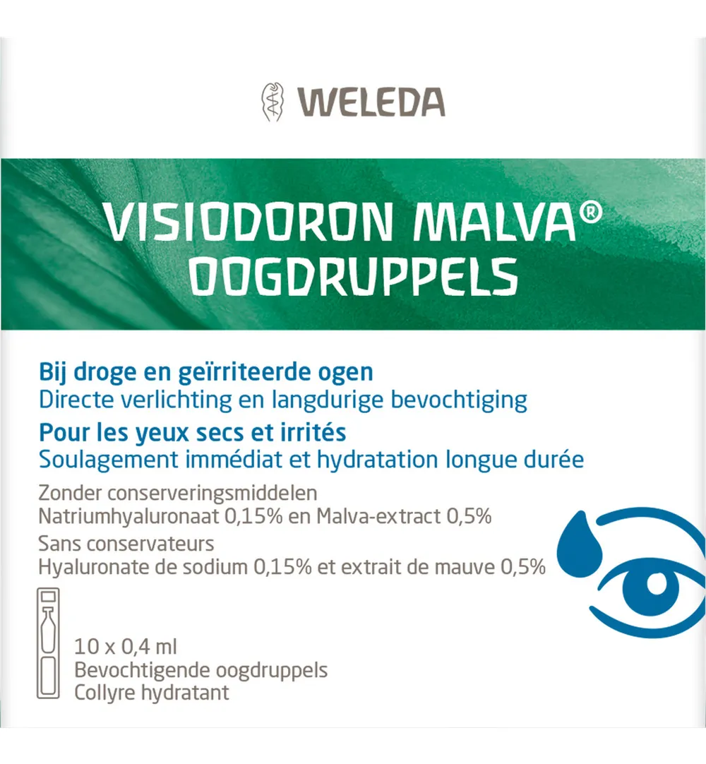 WELEDA Visiodoron malva oogdruppels 0.4ml (10 stuks)