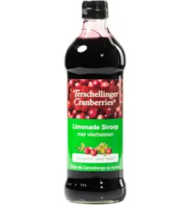Terschellinger Cranberry-vlierbes siroop bio (500 ml)