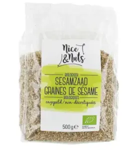 Nice & Nuts Sesamzaad Ongepeld Bio (500 gr)
