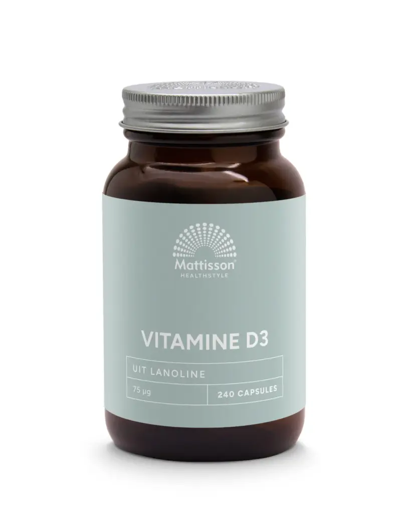 Mattisson Vitamine D3 75 Mcg 3000Ie (240 capsules)