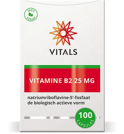 Vitals Vitamine B2 25mg (100 capsules) - image 2