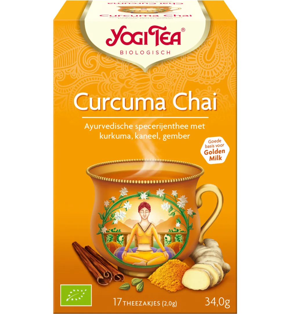 Yogi Tea Curcuma / turmeric chai tea bio (17 stuks)