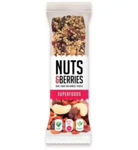 Nuts & Berries Bar Superfoods Bio (40 gr)