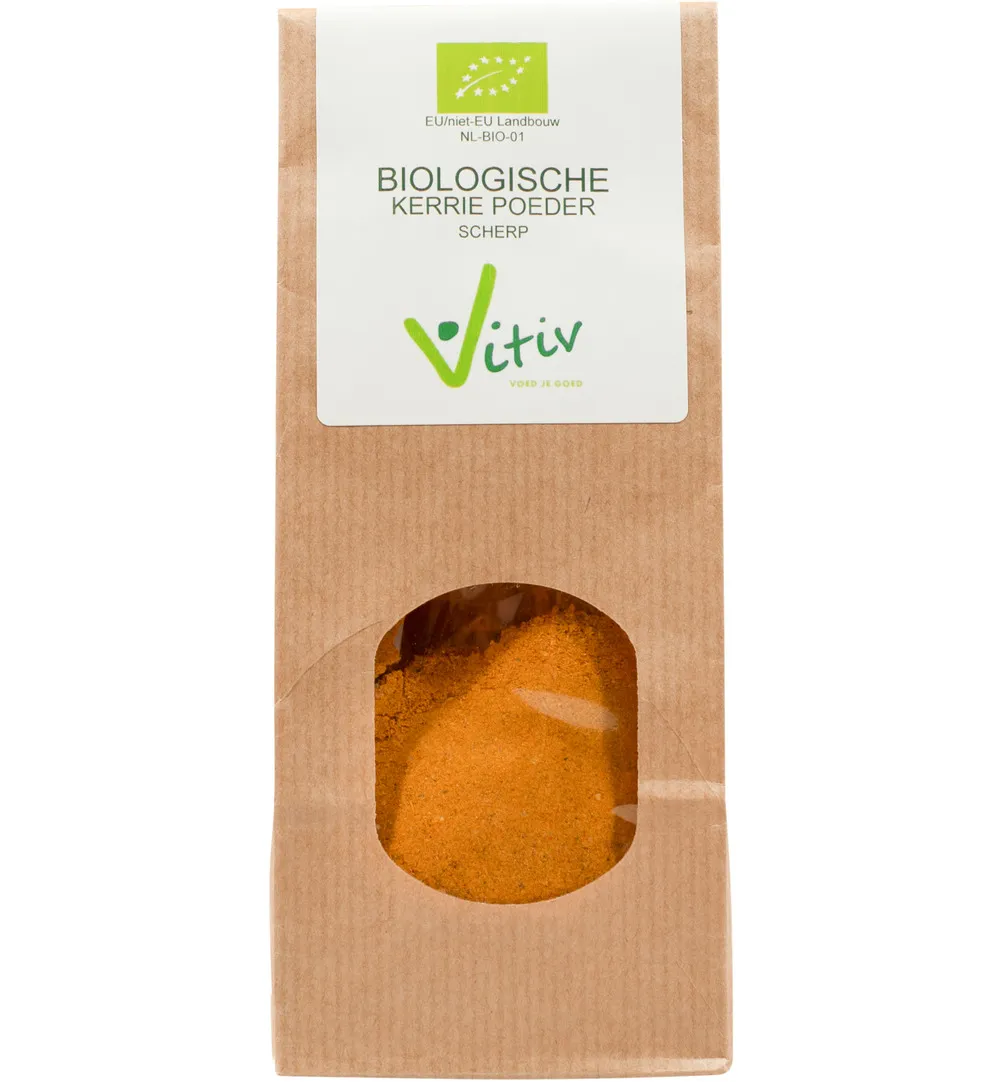 Vitiv Kerrie Poeder Scherp Bio (50 gr)
