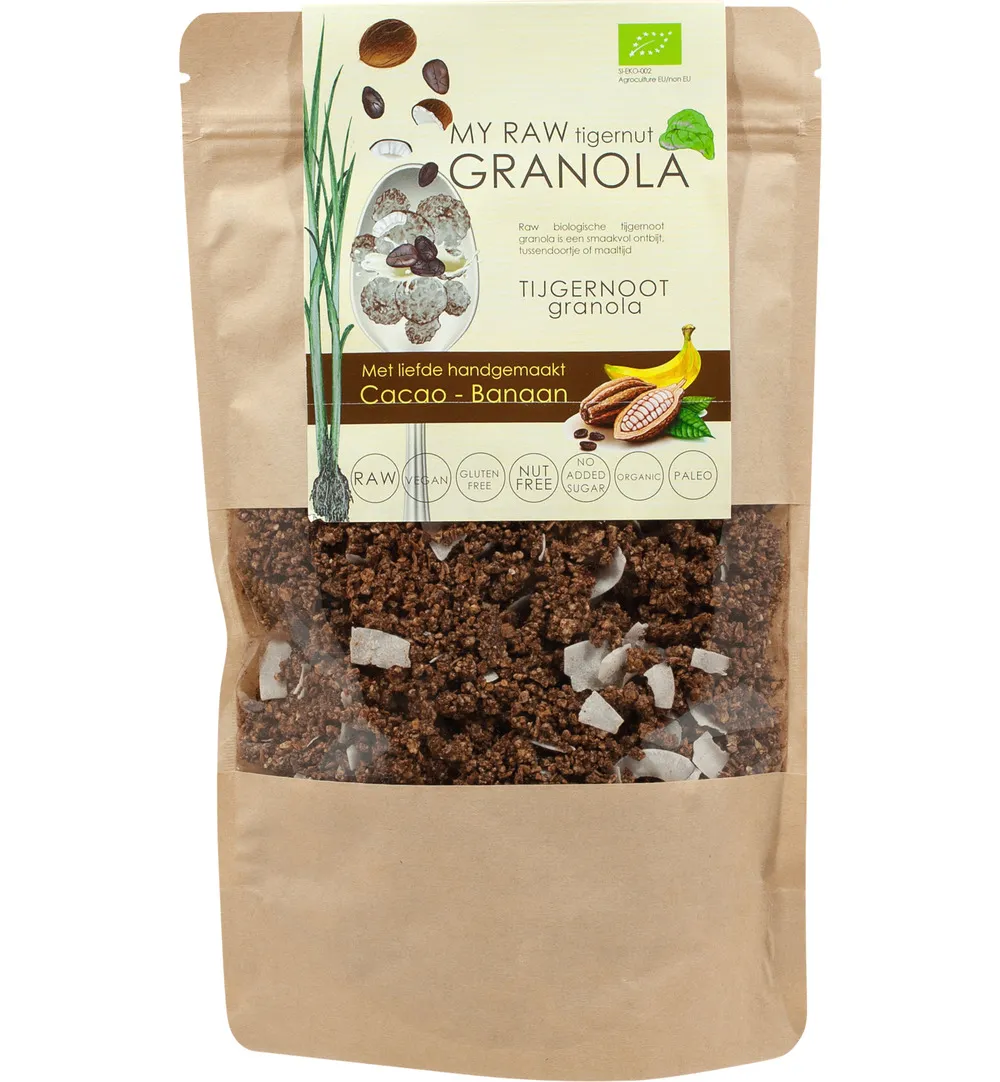 Vitiv Tijgernootgranola Choc Banaan Bio (230 gr)