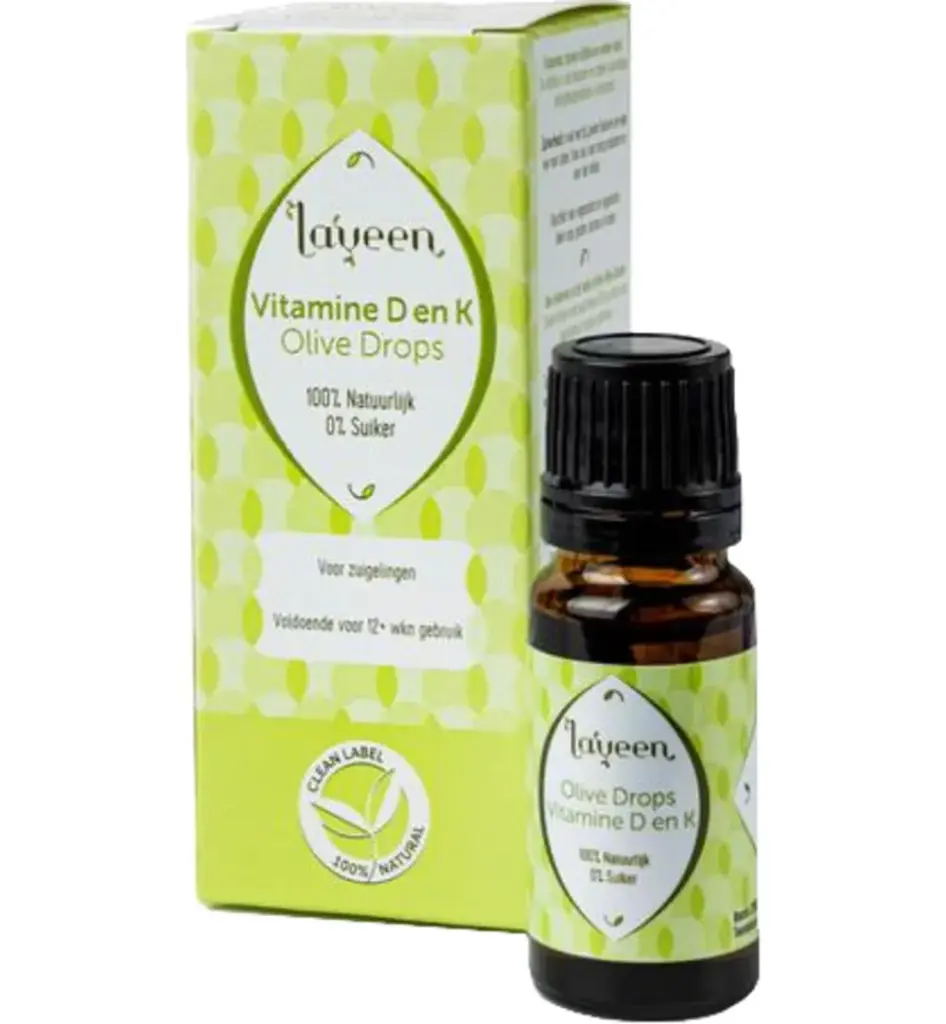 Laveen Olive drops vitamine D en K (10 ml)