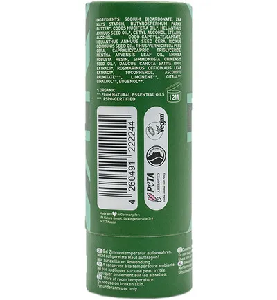 Ben & Anna Deodorant mint papertube (40 gr)