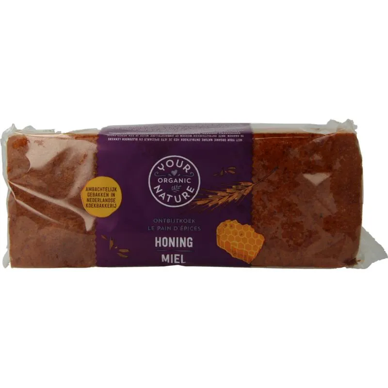Your Organic Nature Ontbijtkoek honing-rogge bio (400 gr)