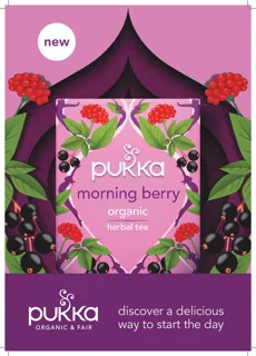Pukka Organic Teas Morning Berry Bio (20 zakjes)