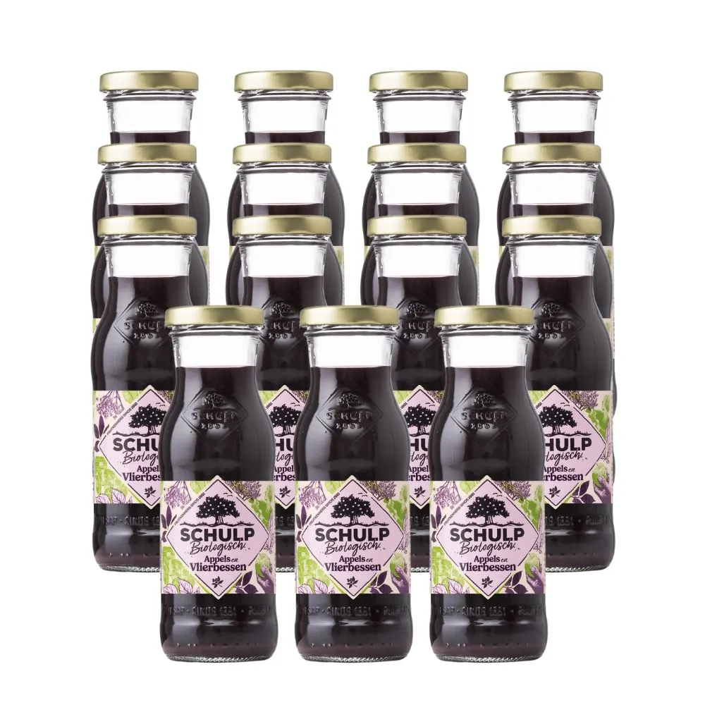 Schulp Appel & Vlierbessap Bio 15 Pack (15 x 200 ml)