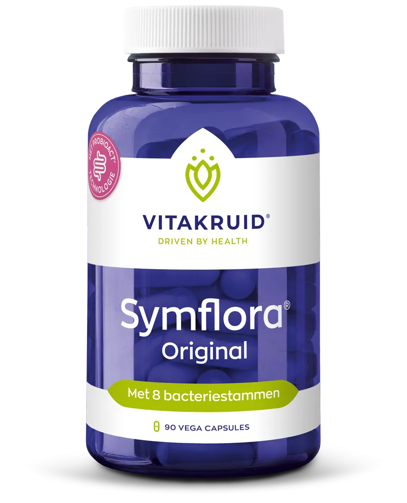 Vitakruid Symflora® Original Pre- En Probiotica 8 Stammen (90 vega capsules)