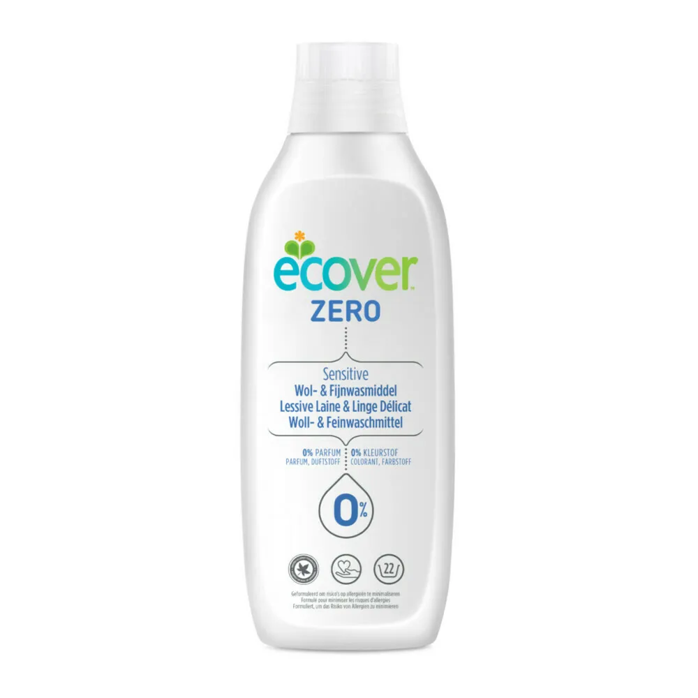 Ecover Wasmiddel Zero Wol & Fijn (1000 ml)