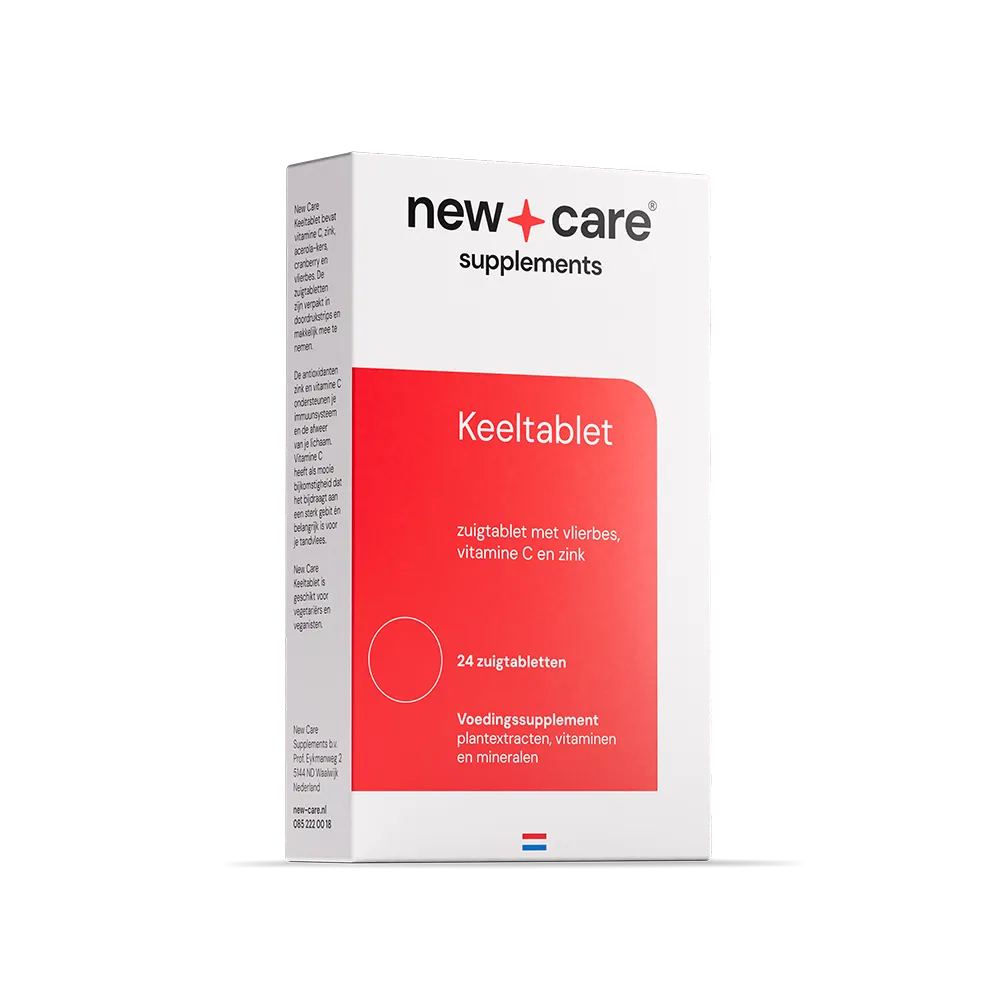 New Care Keelzuig (24 zuigtabletten)