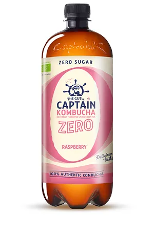 The Gutsy Captain Kombucha Zero Raspberry BIO (1000 ml)