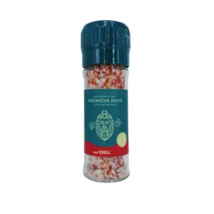 Zeeuwsche Zoute Zout Met Zeekraal Glazen Pot (100 gr)