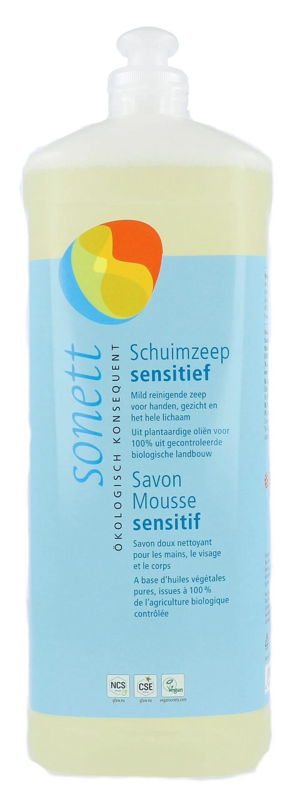 Sonett Schuimzeep Sensitief Navulverpakking (1000 ml)