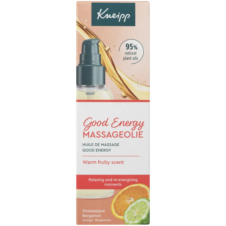 Kneipp Massageolie Good Energy met Pompje (100 ml) - image 5