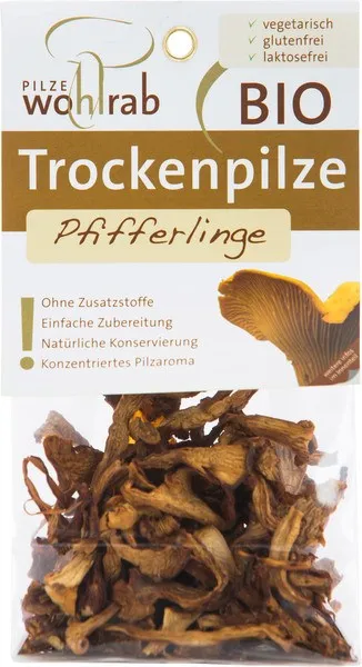 Pilze Wohlrab Cantharellen Gedroogd (20 gr)