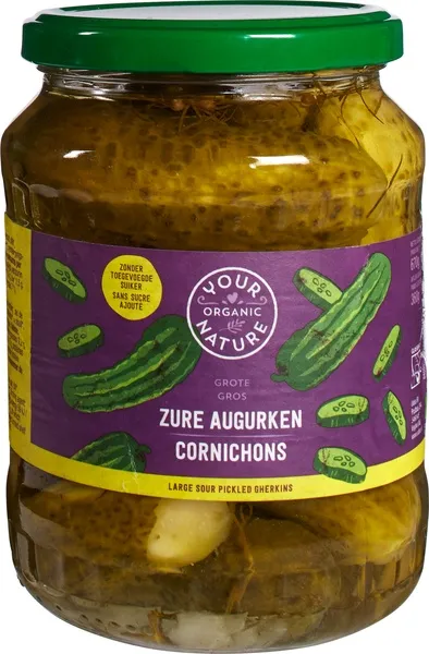 Your Organic Nature Augurken Zuur (670 gr)