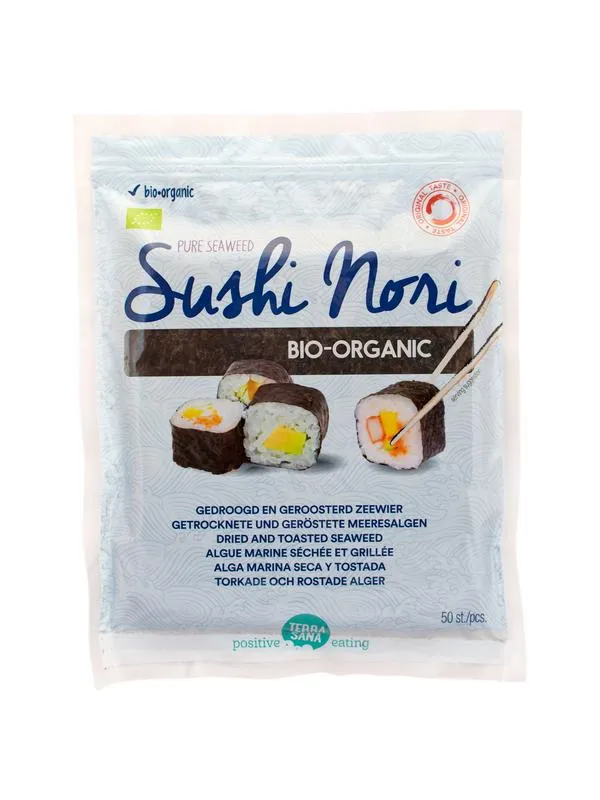TerraSana Sushi Nori Geroosterd (50 vellen)
