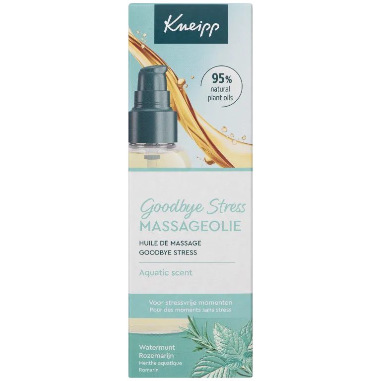 Kneipp Massageolie Goodbye Stress met Pompje (100 ml) - image 3