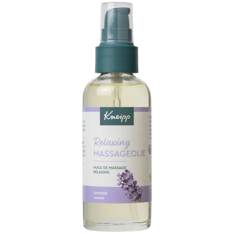 Kneipp Massageolie Relaxing (Met Pompje) (100 ml)