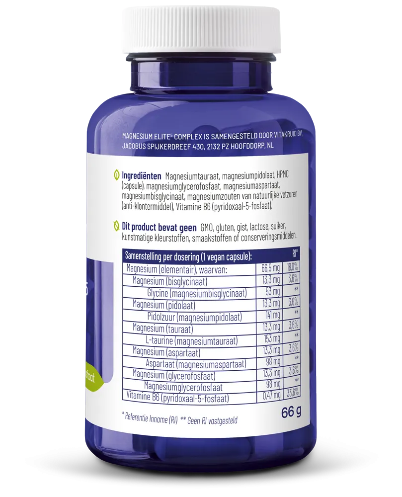 Vitakruid Magnesium Elite5 Complex (90 vega capsules) - image 2