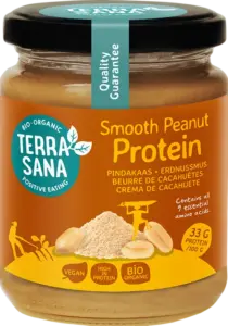 TerraSana Proteïne Pindakaas Fijn (250 gr)