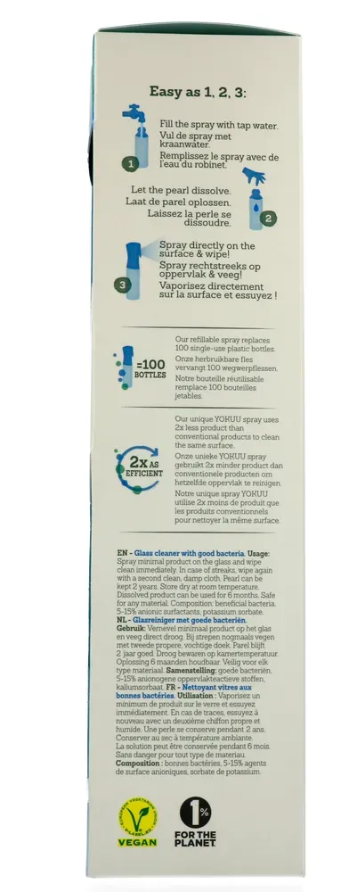 Yokuu Glasreiniger Starterkit (1 stuk)