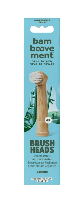 Bamboovement Brush Heads (4 stuks)