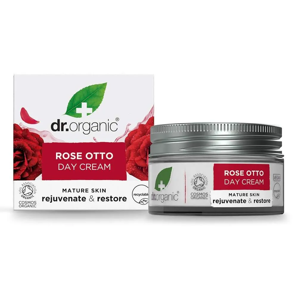Dr Organic Rose Otto Dagcrème (50 ml)