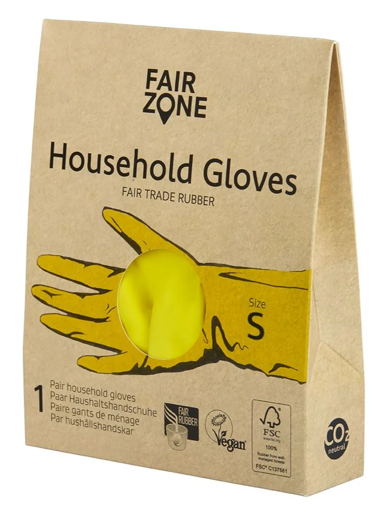 Fair Zone Huisehold Gloves Size S (1 paar)