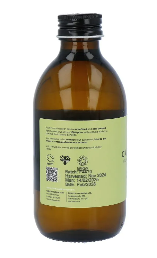 Fushi Fresh Pressed Organic Castor Oil (250 ml)