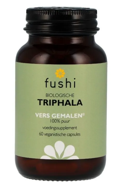 Fushi Biologische Triphala Capsules (60 vegetarische capsules)