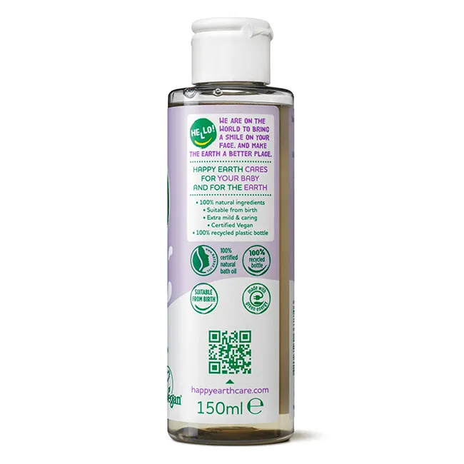 Happy Earth Baby & Kids Bath Oil (150 ml) - image 6