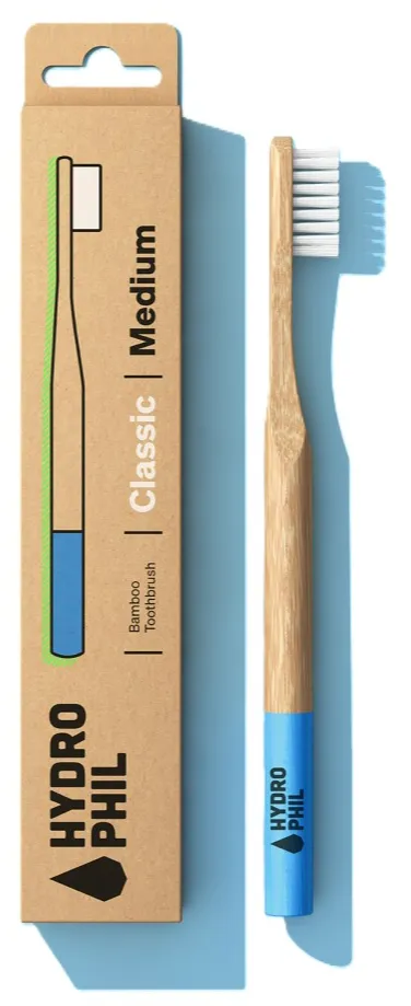 Hydrophil Bamboo Toothbrush Classic Medium (1 stuk) - image 4