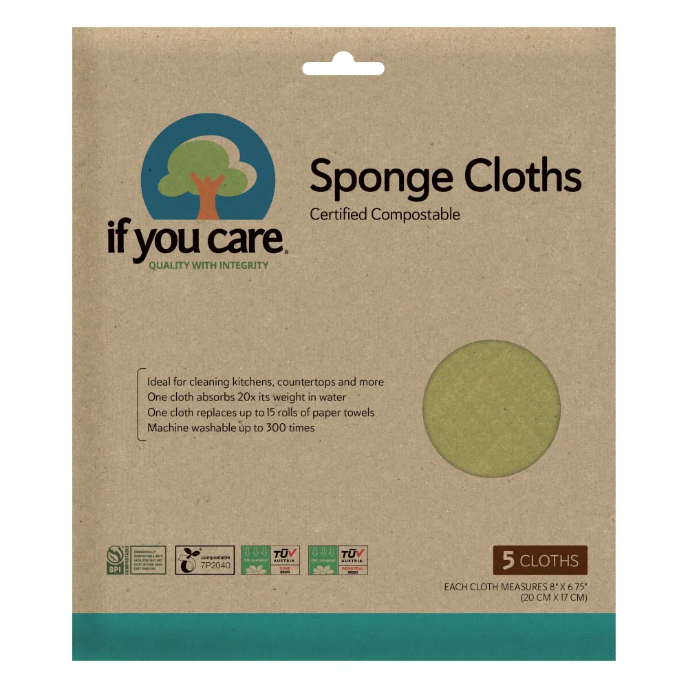 If You Care Sponsdoekjes (5 stuks)