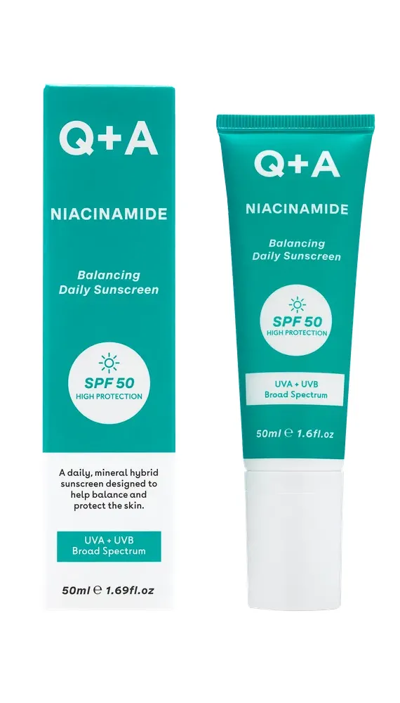 Q+A Zonnebrandcrème Niacinamide SPF (50 ml) - image 5