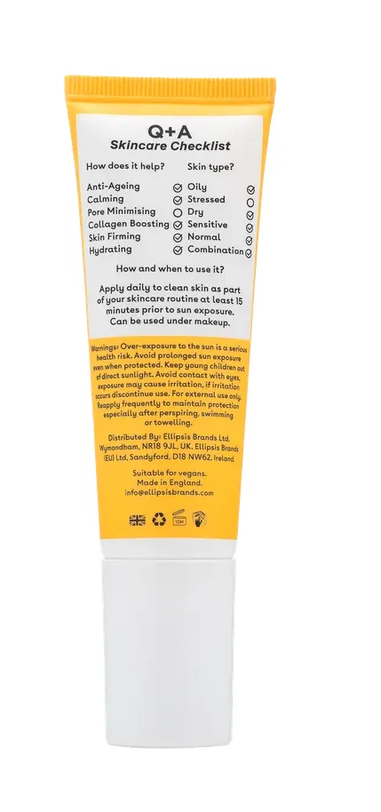 Q+A Zonnebrandcrème Peptide SPF (50 ml)