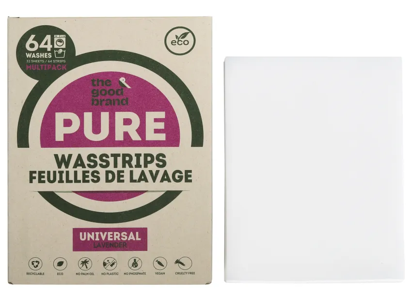 The Good Brand Pure Wasstrips Lavender (64 stuks) - image 2