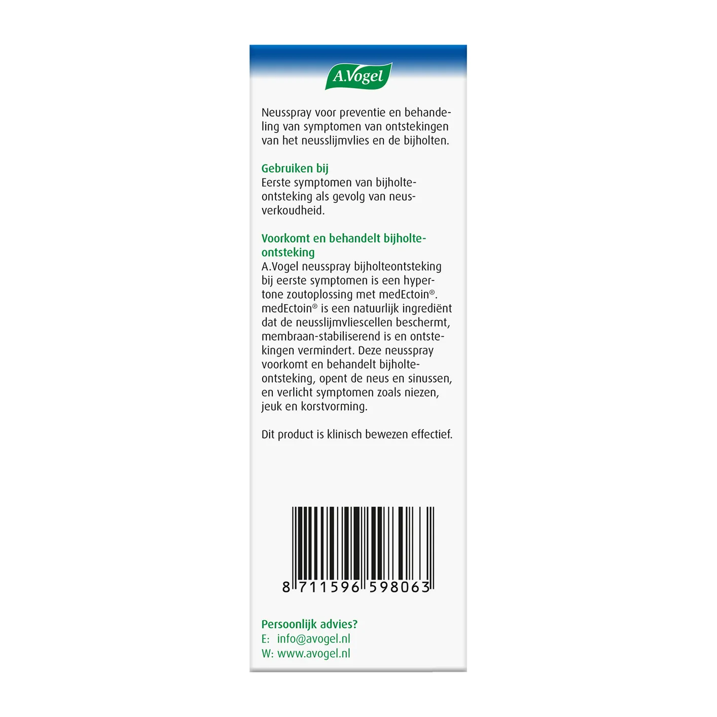 A.Vogel Neusspray Bijholteontsteking (20 ml) - image 5