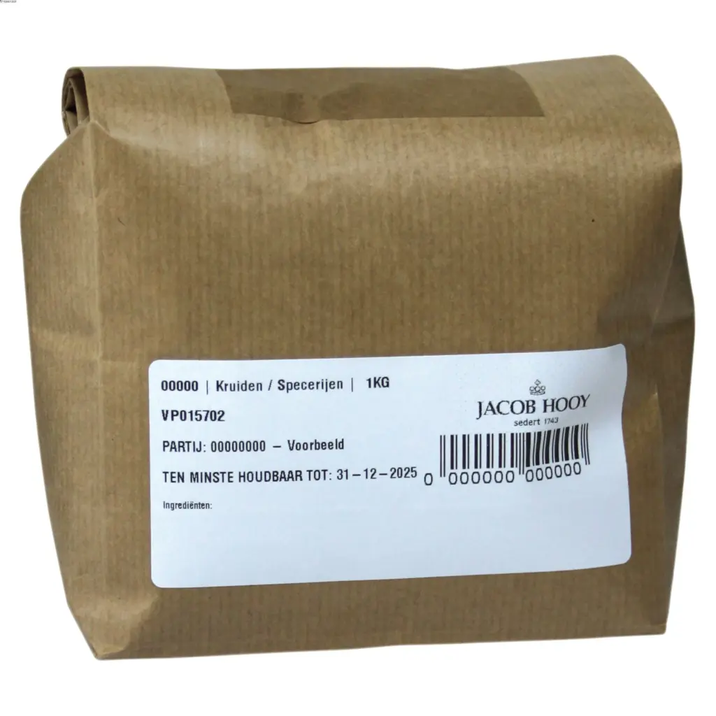 Jacob Hooy Wijnruit Gesneden (1000 gr)