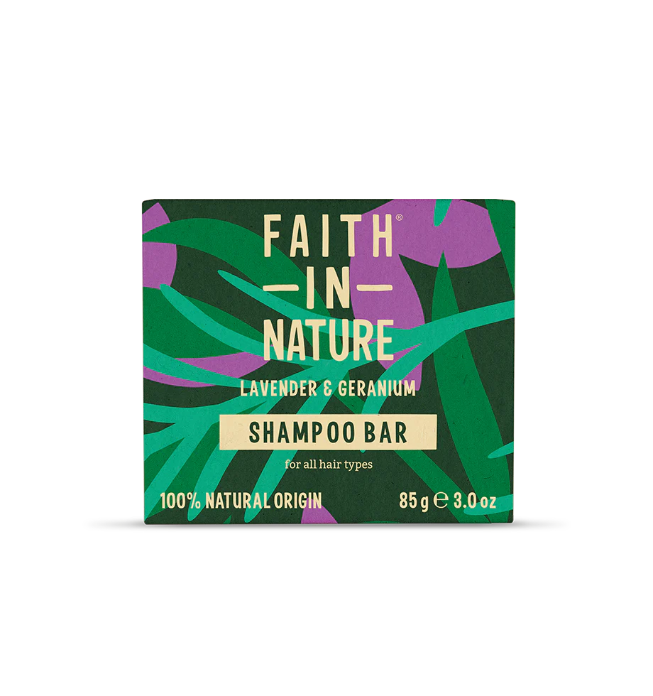 Faith In Nature Shampoo Bar Lavendel & Geranium (85 gr)
