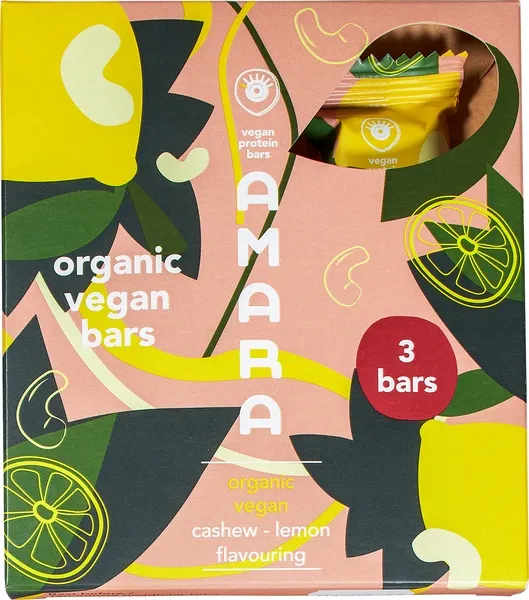 AMARA Dadelreep Cashew Lemon (120 gr)