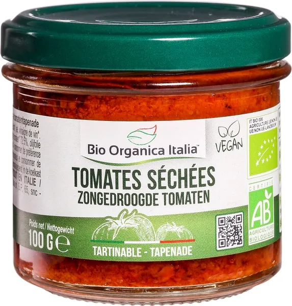 Bio Organica Italia Tomatentapenade Zongedroogd (100 gr)