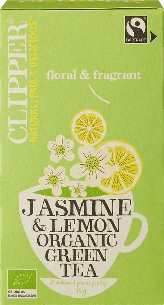 Clipper Groenethee Jasmine & Lemon (20 zakjes)