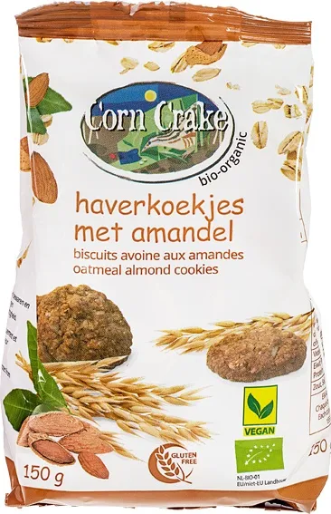 Corn Crake Haverkoekjes Met Amandel (150 gr)