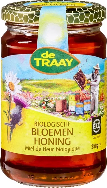 De Traay Bloemenhoning Vloeibaar (350 gr)