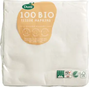 Duni Servetten Wit (100 stuks)